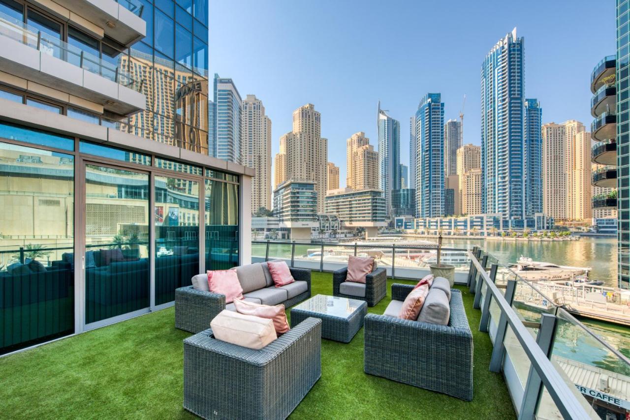 Maison Privee - Big, Bright, Luxury Marina Views Apt Next To Beach Дубай Экстерьер фото