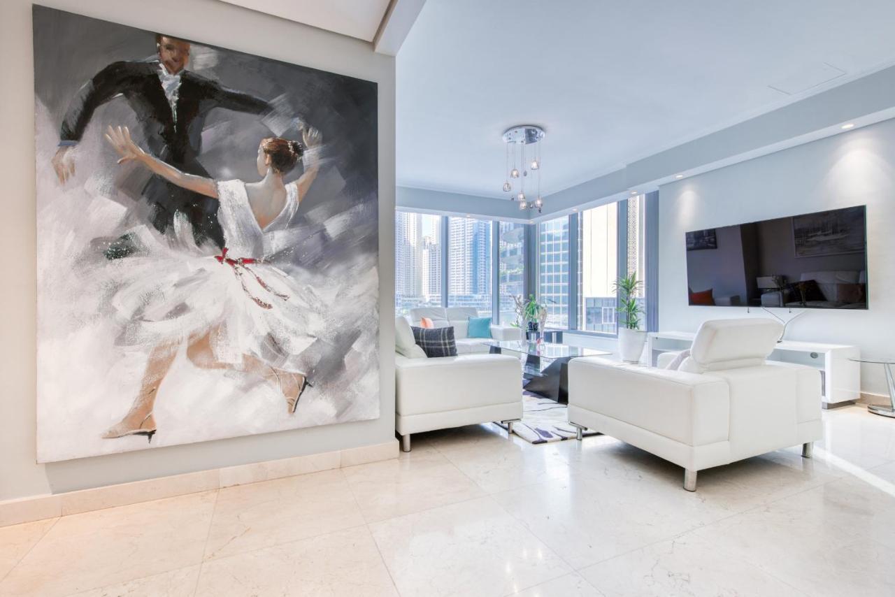 Maison Privee - Big, Bright, Luxury Marina Views Apt Next To Beach Дубай Экстерьер фото